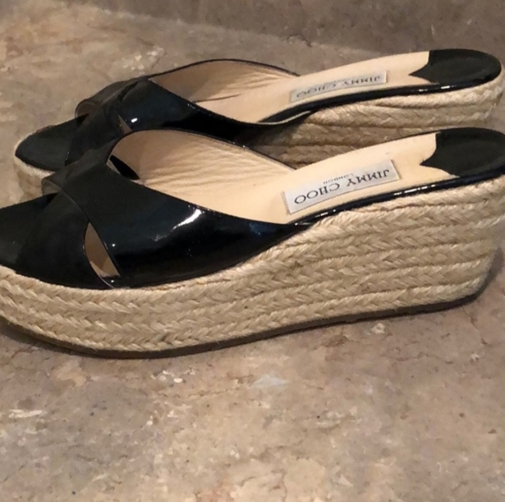 Jimmy choo wedges size 10
